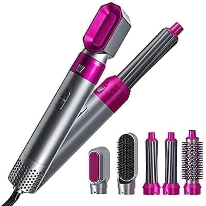 Cronier Professional Brush, 5x1 Professional Hair Straightener Long Lasting Dual Voltage Ionic Hair Straightener Easy to Use Fast Heating for Shiny and Soft Hair 1000 w Degrees Celsius - Image 3